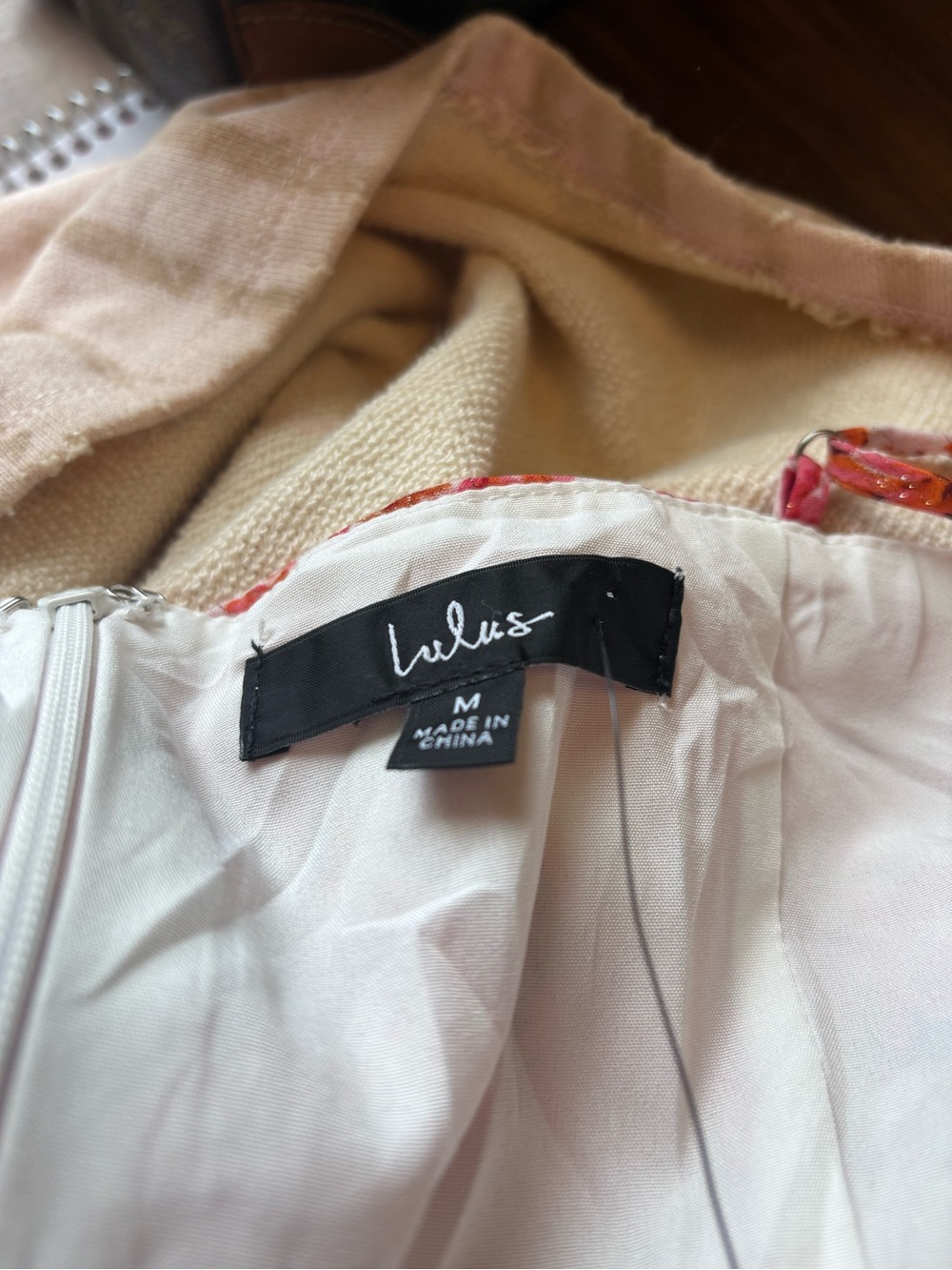 Lulus Always Enchanting  Pink Floral metallic dress - Picture 14 of 15